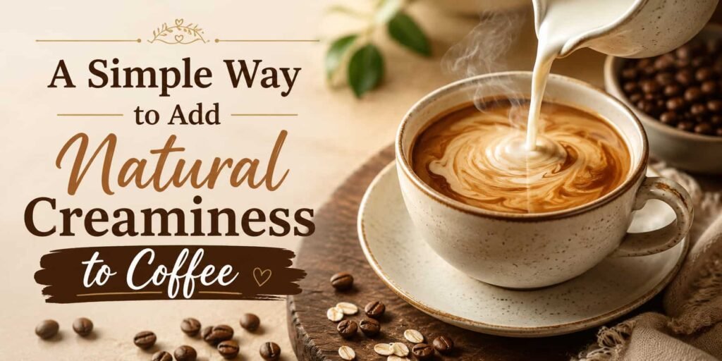 A Simple Way to Add Natural Creaminess to Coffee