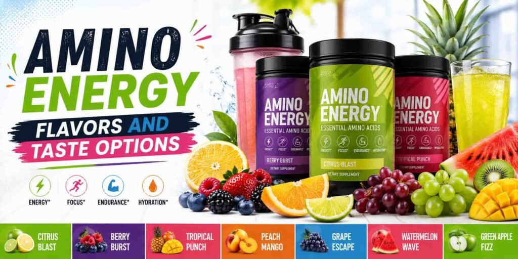 Amino Energy Flavors and Taste Options