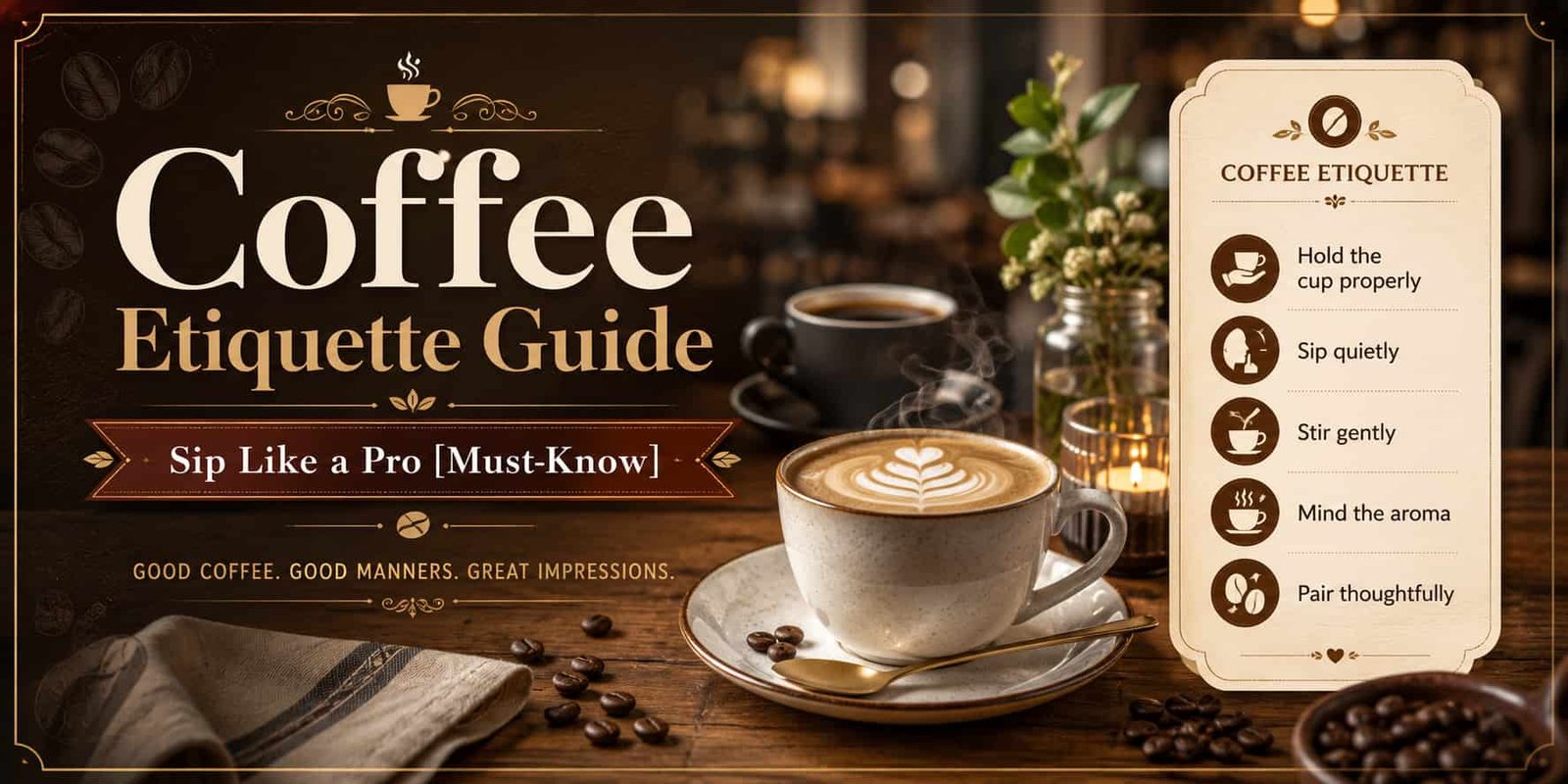Coffee Etiquette Guide: Sip Like a Pro [Must-Know]