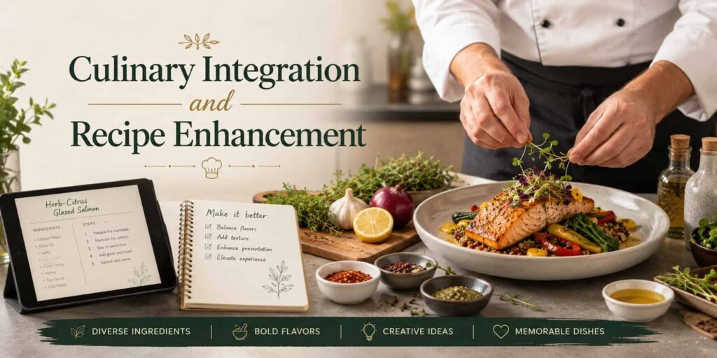 Culinary Integration and Recipe Enhancement