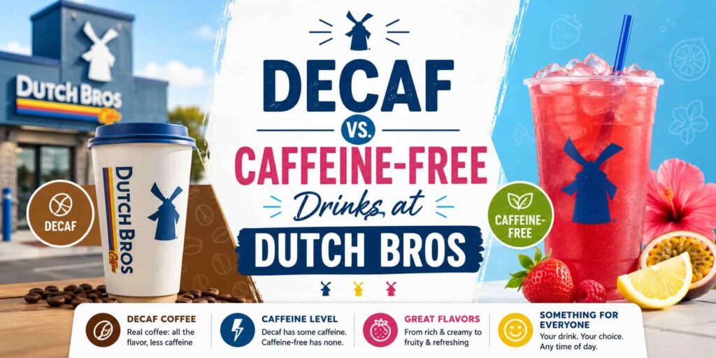 Decaf vs. Caffeine-Free Drinks at Dutch Bros