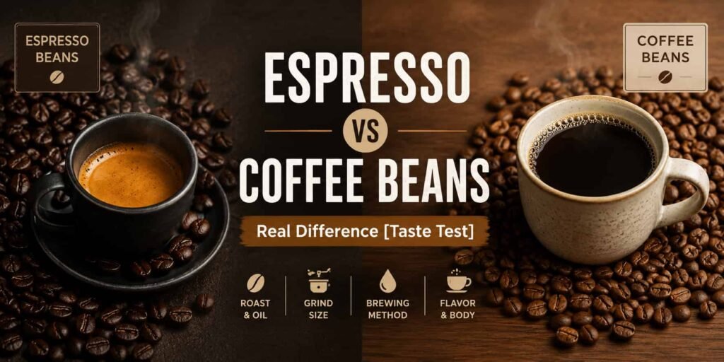 Espresso vs Coffee Beans: Real Difference [Taste Test]