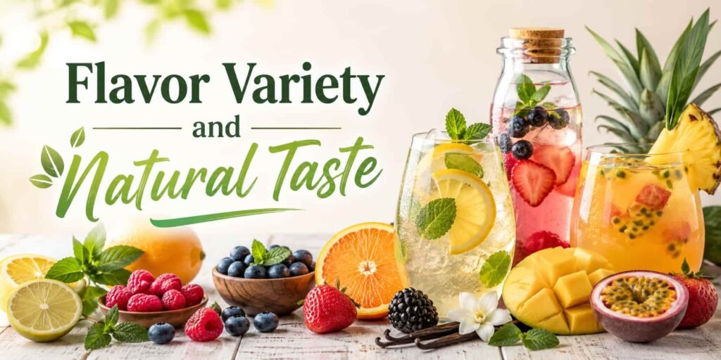 Flavor Variety and Natural Taste
