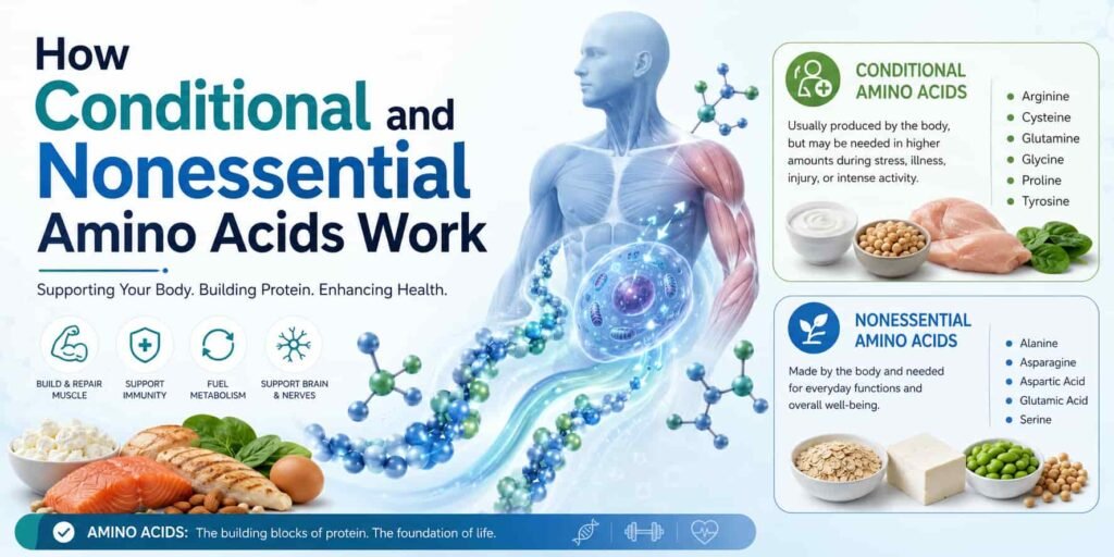 How Conditional and Nonessential Amino Acids Work