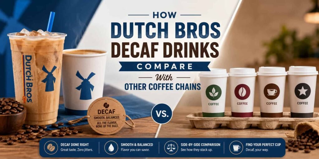 How Dutch Bros Decaf Drinks Compare With Other Coffee Chains