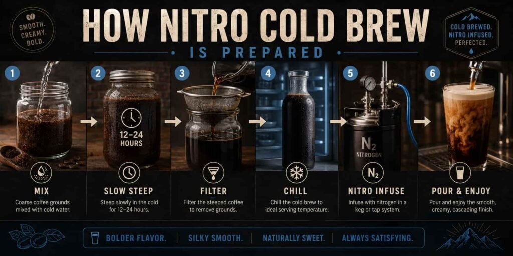 How Nitro Cold Brew Is Prepared