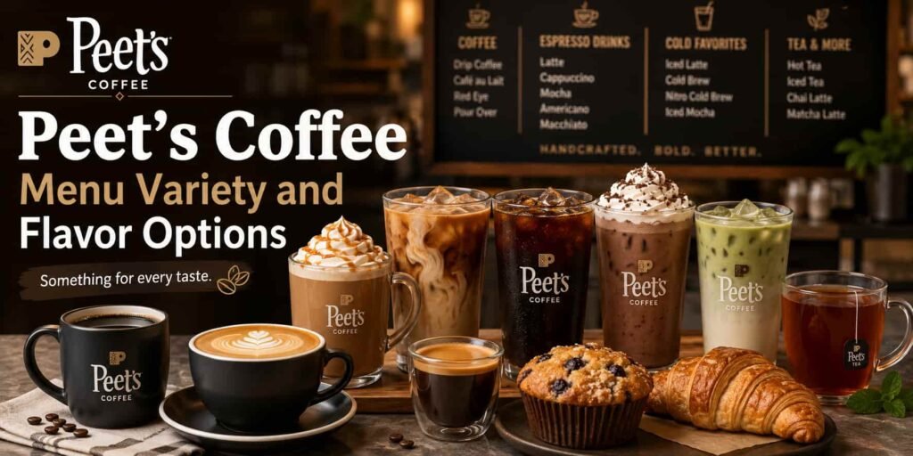 Peet’s Coffee Menu Variety and Flavor Options