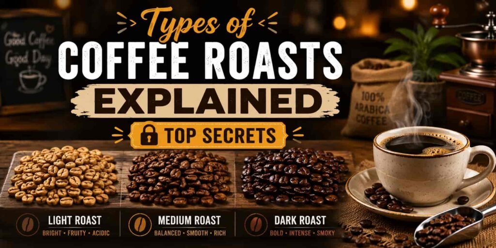 Types of Coffee Roasts Explained [Top Secrets]