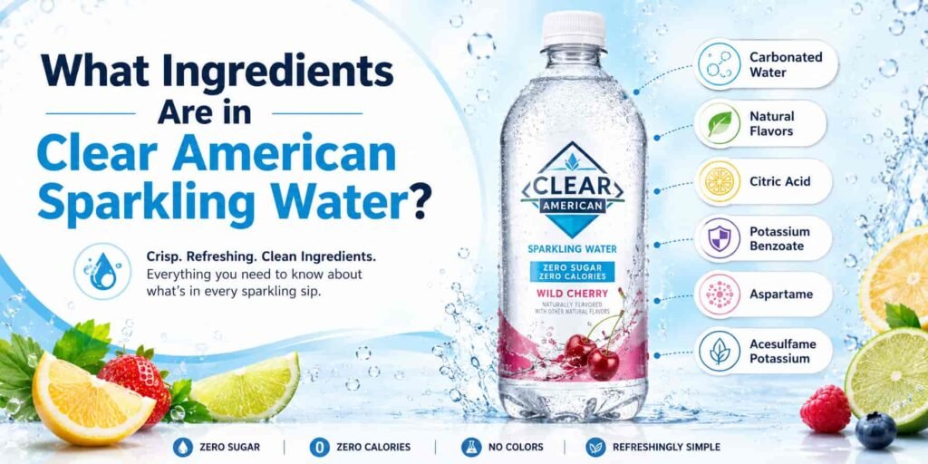 What Ingredients Are in Clear American Sparkling Water?